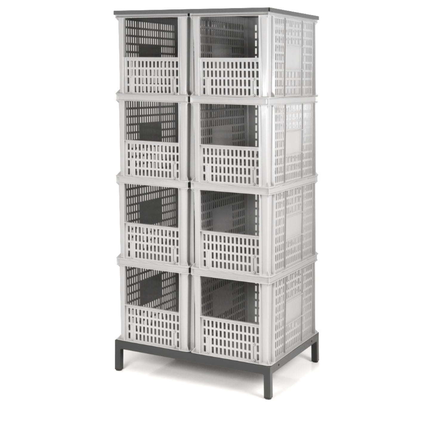 Stapelgestell für 2 Reihen Behälter 600x400mm