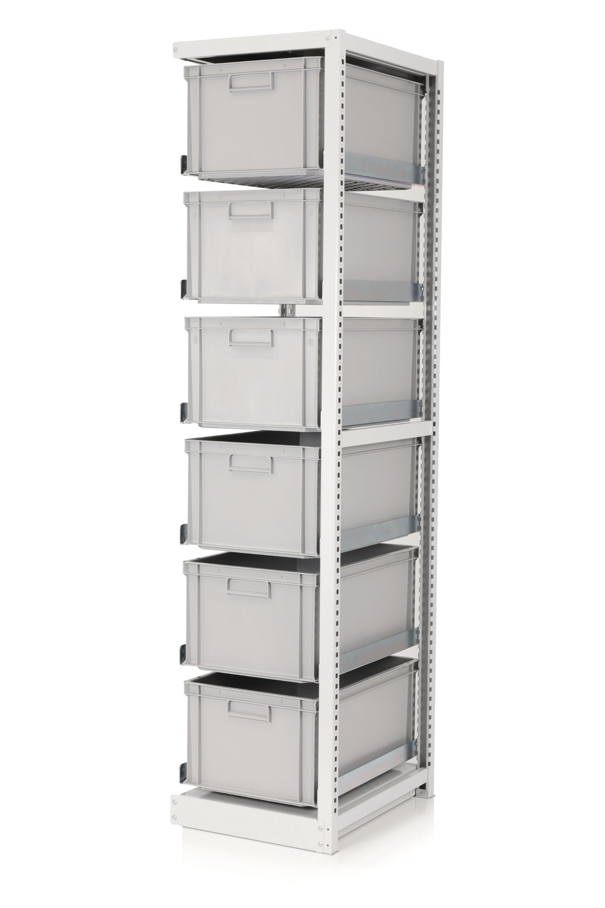 Eurobehälter Anbauregal mit 6 Euroboxen 600x400x280mm – CV Handel